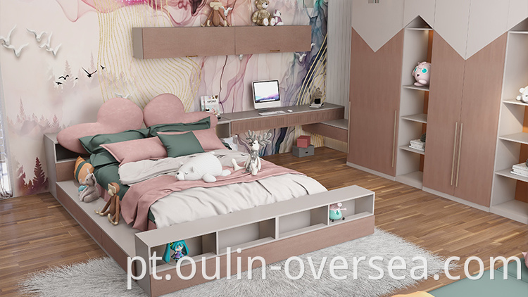 pink children customized closet cabinet for bedroom